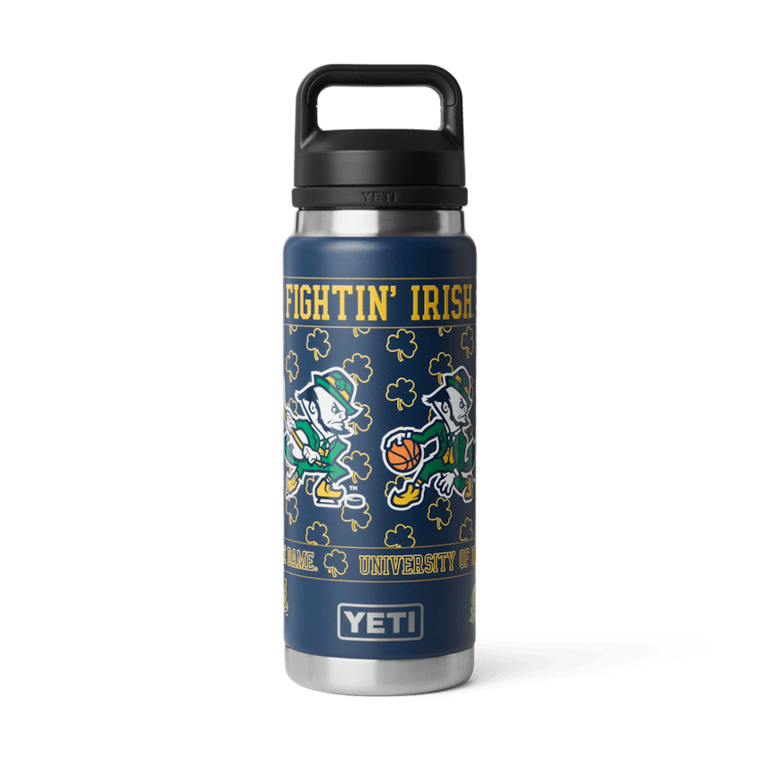 YETI x Collegiate Fandom Collection Fighting Irish™ 26 oz Rambler® Water Bottle